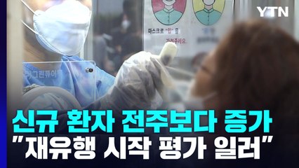 신규 환자 전주보다 증가..."재유행 시작으로 보긴 일러" / YTN