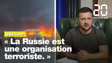 Guerre en Ukraine : « Un acte terroriste » contre le centre commercial de Krementchouk