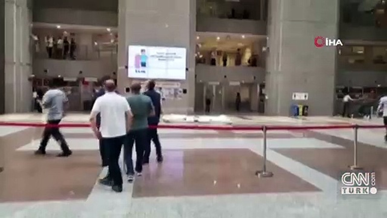 Çağlayan Adliyesi'nde intihar girişimi