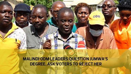 Malindi ODM Leaders question Jumwa’s degree, ask voters to reject her