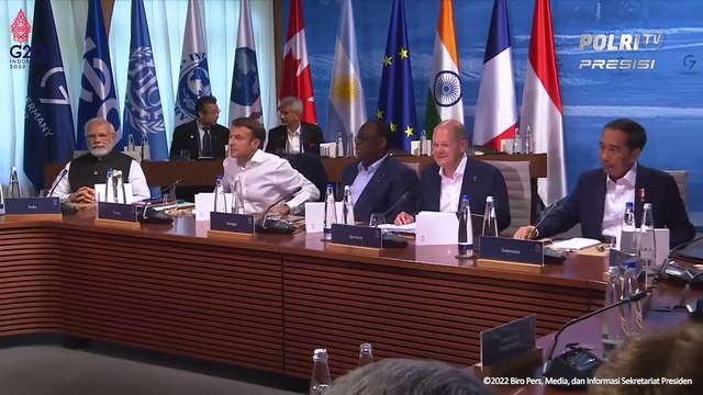 Menteri Luar Negeri berikan Keterangan Terkait Kegaian KTT G7 di Schloss Elmau, Jerman
