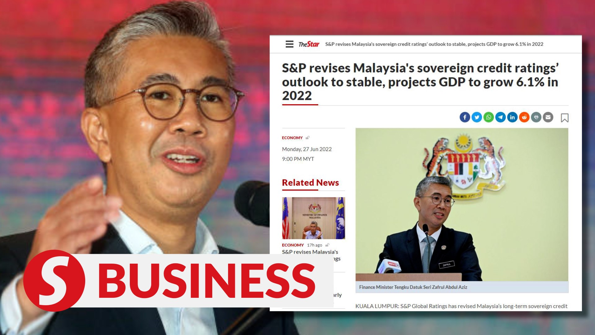 ⁣Ratings outlook upgrade a respite