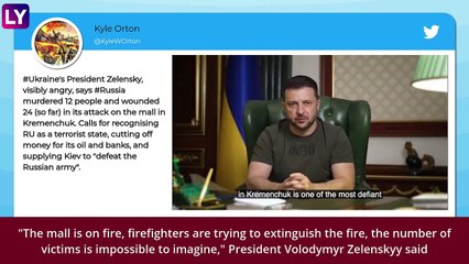 Ukraine: Russian Missiles Hit Kremenchuk Shopping Mall, Atleast 16 People Dead