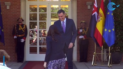 Pedro Sánchez se reúne en Moncloa con la Primera Ministra de Nueva Zelanda