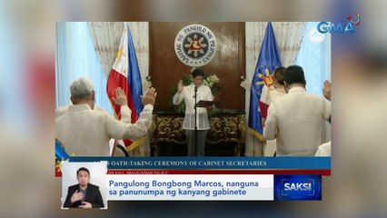 Pres. Marcos Jr. at first family, binigyang-pugay sa pag-alis sa National Museum at pagdating sa Malacañang | Saksi