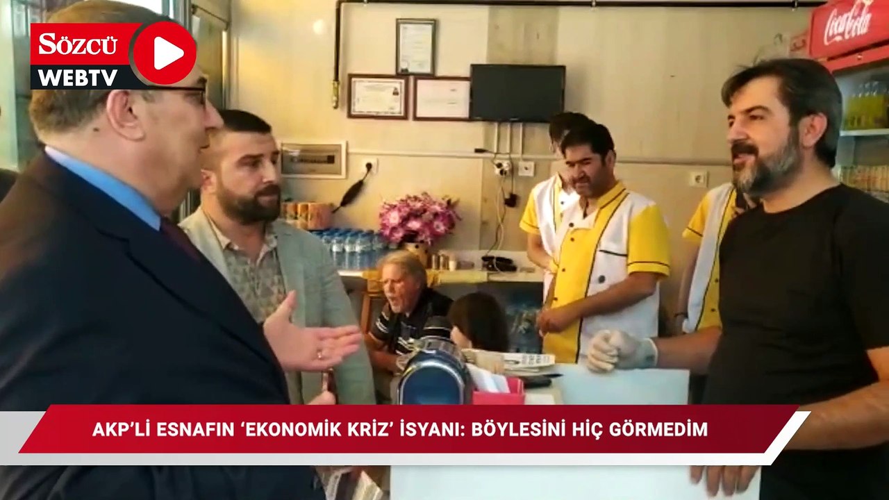AKP’li esnafın ‘ekonomik kriz’ isyanı: Çiller krizini, Ecevit krizini gördüm ama böyle hiç olmadı