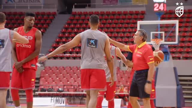 La selección española de baloncesto prepara los partidos de la última ventana de clasificación para el Mundial