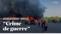 Ukraine : 18 morts dans une frappe russe sur un centre commercial