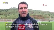 Yılport Samsunspor teknik direktörü Bayram Bektaş: 