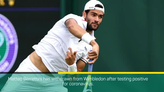 Breaking News - Berrettini withdraws from Wimbledon