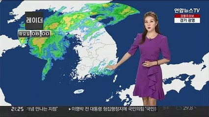 [날씨] 내일 중부 최대 300mm 많은 비…새벽 집중호우 주의