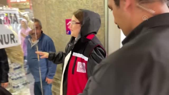 Son dakika haber... Bakan Derya Yanık, selden etkilenen Yenice'de esnaf ziyareti yaptı