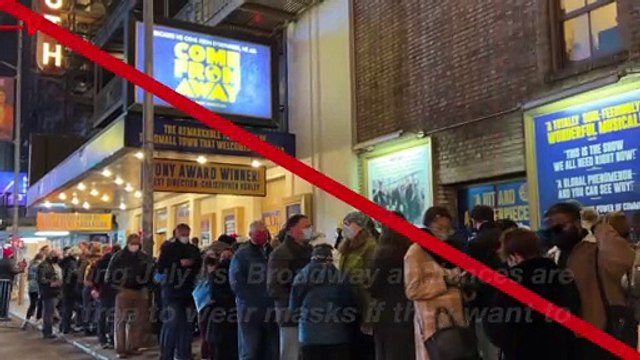 Everything You Need to Know About Broadway Lifting Mask Mandates