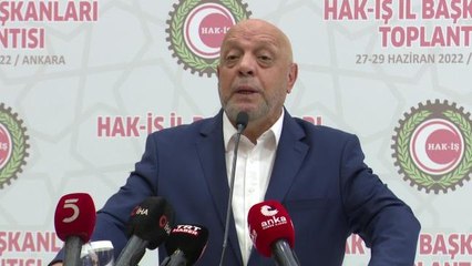 Son Dakika | Hak İş Konfederasyonu Başkanı Arslan: "6 Aylık Enflasyon Üzerinde Hesaplanan Bir Zammı Tüm Çalışanlara İstiyoruz"