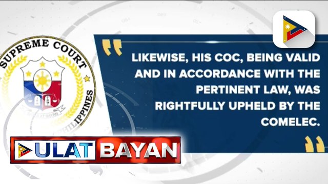 SC, ibinasura ang dalawang petisyon vs. kandidatura ni President-elect Bongbong Marcos