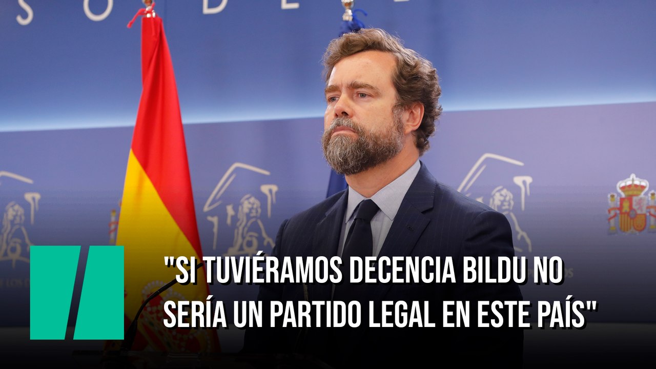 Espinosa de los Monteros: "Si tuviéramos un mínimo de decencia Bildu no sería un partido legal en este país"