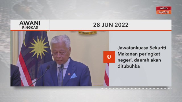 AWANI Ringkas: Jawatankuasa Sekuriti Makanan peringkat negeri, daerah akan ditubuhkan