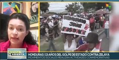 Honduras rememora 13 años del golpe de Estado