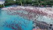 Wave pool packed as people cool off from heat wave in China