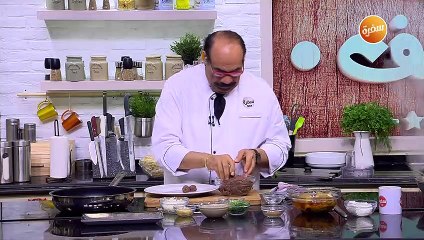 كفتة لحمة بالبابا غنوج  | الشيف شربيني