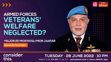 Consider This: Armed Forces (Part 1) - Veterans Taken For Granted?