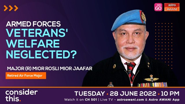 Consider This: Armed Forces (Part 1) - Veterans Taken For Granted?