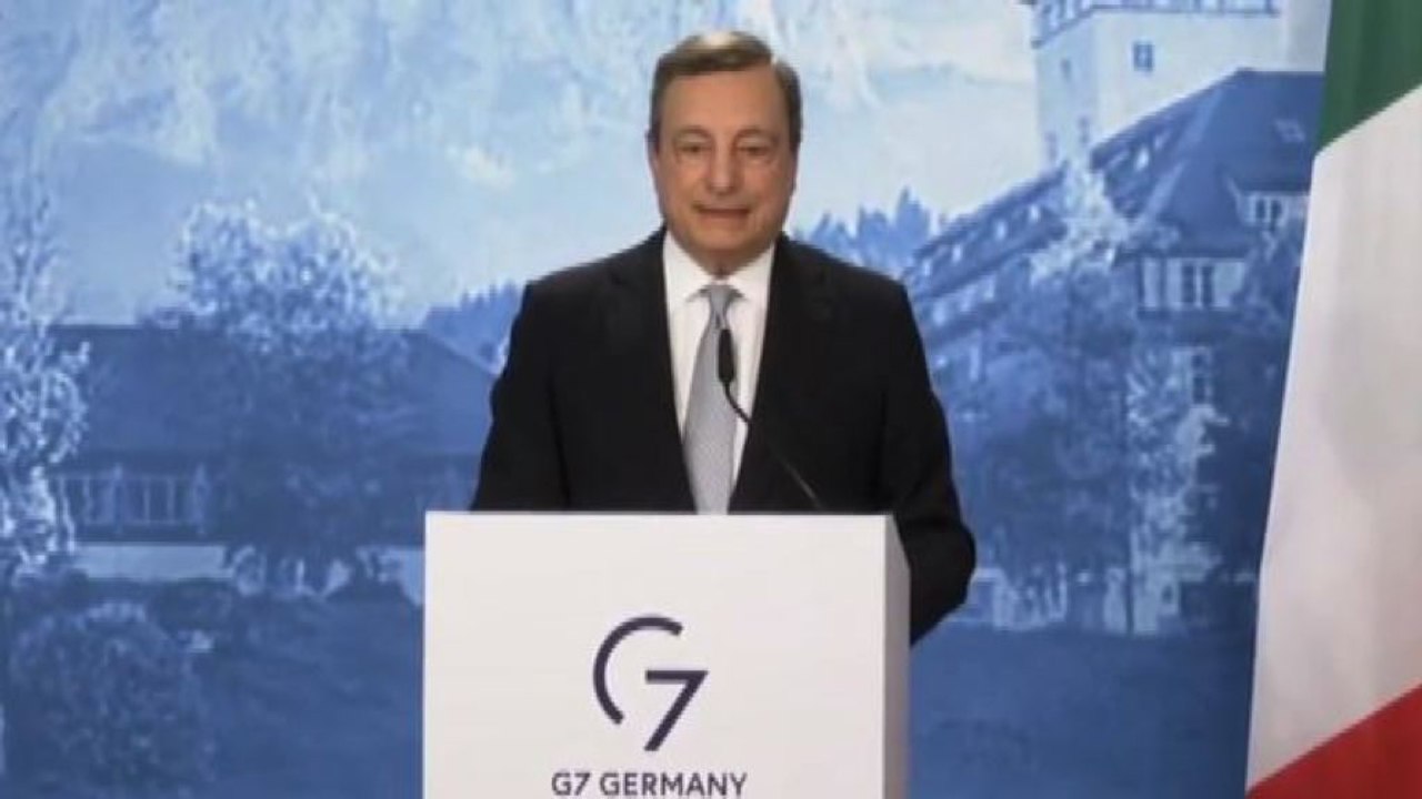 Draghi: il G7 è stato un successo, grande coesione e unità