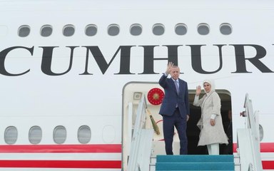 Cumhurbaşkanı Erdoğan, NATO zirvesi için İspanya'da! Uçaktaki "Türkiye" ifadesi dikkat çekti