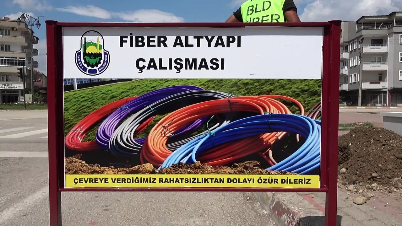 İnegöl fiber optik altyapıya kavuşuyor