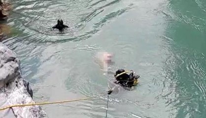 Alara Çayı'na uçan kamyondaki kayıp işçi, beşinci gün 3 kilometre uzakta bulundu