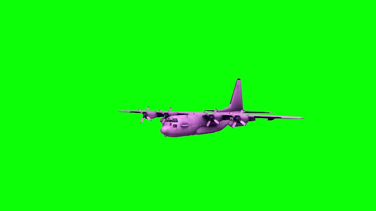 aeroplane green screen