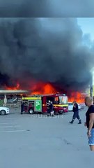Ракетный удар уничтожил ТЦ "Амстор" в Кременчуге | Ракетний удар знищив ТЦ "Амстор" у Кременчуці