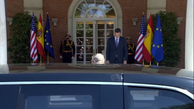 Biden se reúne con Sánchez en Moncloa