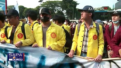 Persoalkan Sanksi Pidana Terkait Demo, Ratusan Mahasiswa Lintas Universitas Berunjuk Rasa di DPR!