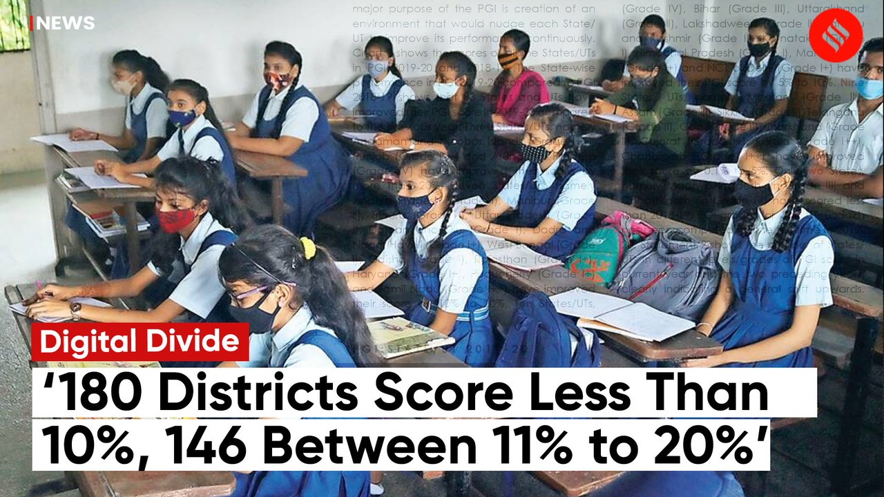 Schools Poor In Digital Learning, 180 Districts Score Less Than 10 Percent