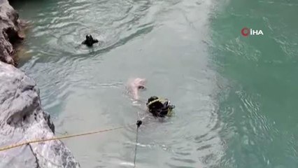 Alara Çayı'na uçan kamyondaki kayıp işçi, beşinci gün 3 kilometre uzakta bulundu