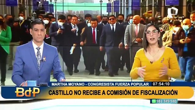 Martha Moyano: Ya no hay tiempo para volver a citar a Pedro Castillo