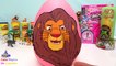 Huevo Gigante Sorpresa de Simba El Rey Leon de plastilina con Treasure X Aliens Capsule Chix Juguetes