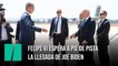Felipe VI espera a pie de pista la llegada de Joe Biden