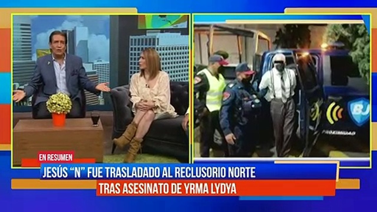Jesús 'N' fue trasladado al reclusorio norte, tras asesinato de Yrma Lydya