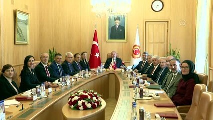 Şentop, KKTC-Türkiye Dostluk Grubu Başkanı Canaltay'ı kabul etti