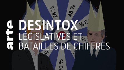 Législatives et batailles de chiffres | Désintox | ARTE