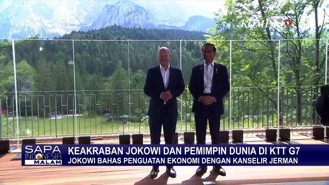 Keakraban Jokowi & Pimpinan Dunia di KTT G7, Dipeluk Joe Biden Hingga Dapat Tinju dari Boris Johnson