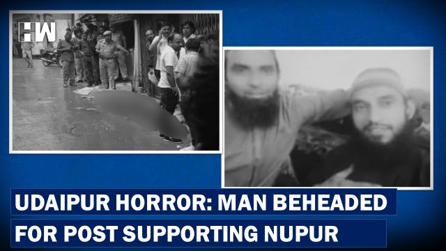 Udaipur: Man Beheaded For Post Supporting Nupur Sharma, Murderers Film Killing, Brandish Weapons