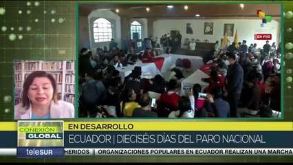 Irene León: La represión ha sido la principal respuesta del gobierno al paro