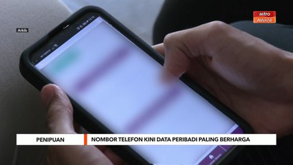 Penipuan | Nombor telefon, data peribadi kini paling berharga