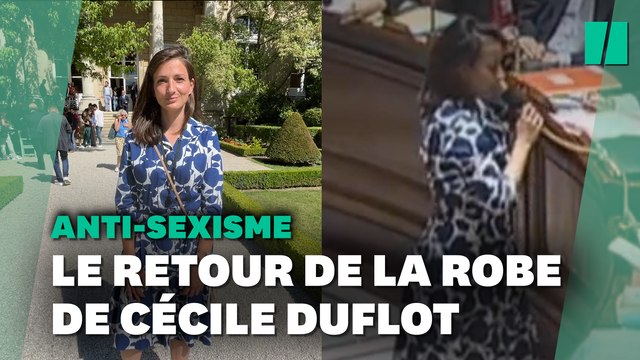La robe de Cécile Duflot, huée il y a 10 ans, de retour à l'Assemblée