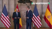Felipe VI recibe a Biden en su primera visita a España como presidente de EEUU