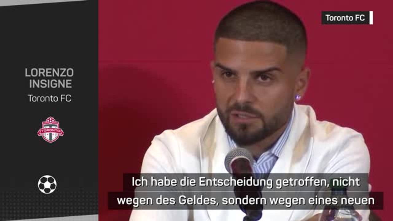 Insigne freut sich auf 'Toronto-Abenteuer'