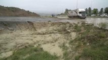 Osmancık ilçesinde şiddetli yağış etkili oldu